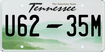 TN license plate U6235M