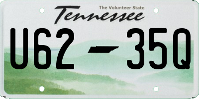 TN license plate U6235Q