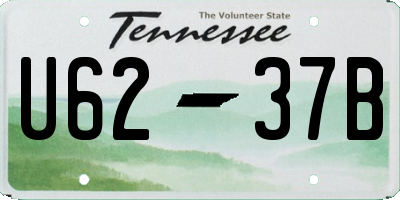 TN license plate U6237B