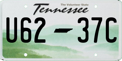 TN license plate U6237C