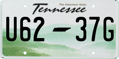 TN license plate U6237G