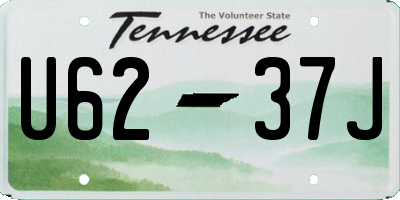 TN license plate U6237J