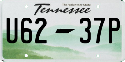 TN license plate U6237P