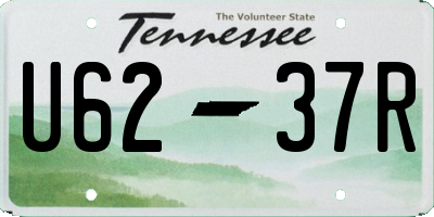 TN license plate U6237R