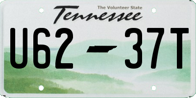 TN license plate U6237T