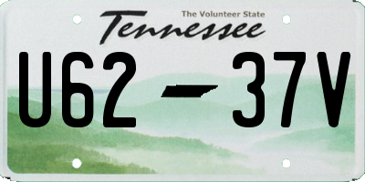 TN license plate U6237V