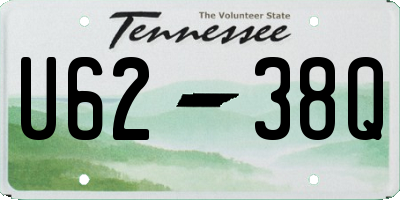 TN license plate U6238Q