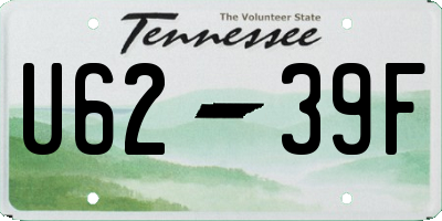 TN license plate U6239F