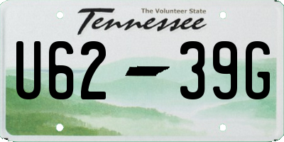 TN license plate U6239G