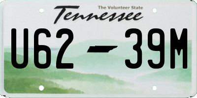 TN license plate U6239M