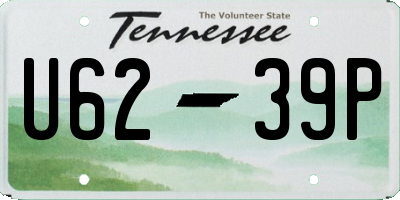 TN license plate U6239P
