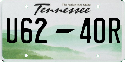 TN license plate U6240R