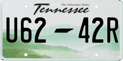 TN license plate U6242R