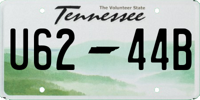 TN license plate U6244B