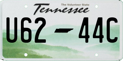 TN license plate U6244C
