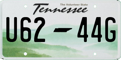 TN license plate U6244G