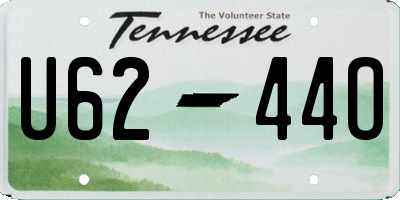 TN license plate U6244O