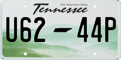 TN license plate U6244P
