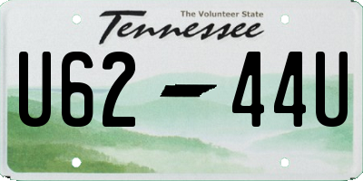 TN license plate U6244U