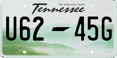 TN license plate U6245G