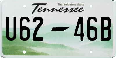 TN license plate U6246B