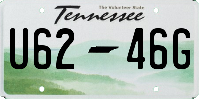 TN license plate U6246G