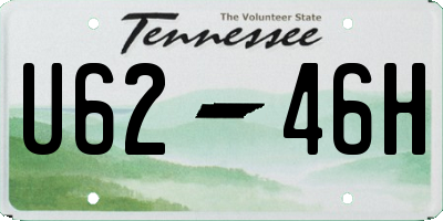 TN license plate U6246H