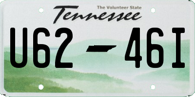 TN license plate U6246I
