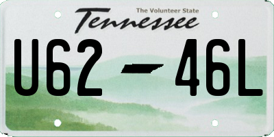 TN license plate U6246L