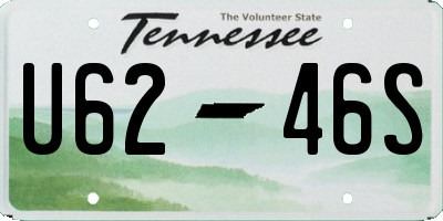 TN license plate U6246S
