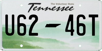 TN license plate U6246T
