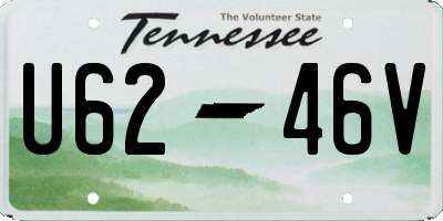TN license plate U6246V