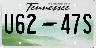 TN license plate U6247S