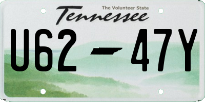 TN license plate U6247Y