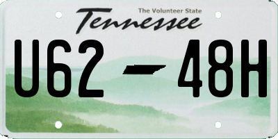 TN license plate U6248H