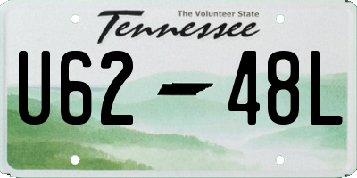 TN license plate U6248L