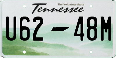 TN license plate U6248M