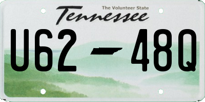 TN license plate U6248Q