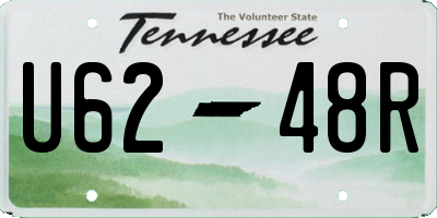 TN license plate U6248R