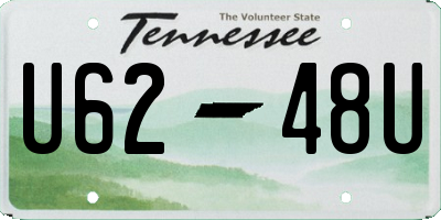 TN license plate U6248U