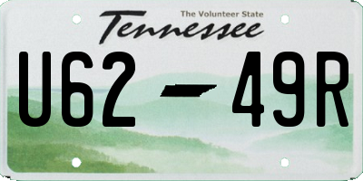 TN license plate U6249R