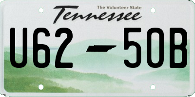 TN license plate U6250B