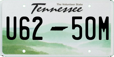 TN license plate U6250M