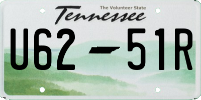 TN license plate U6251R