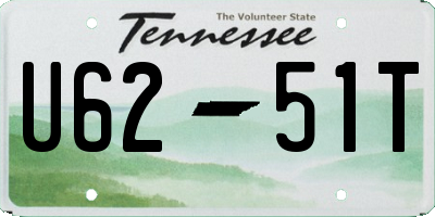 TN license plate U6251T
