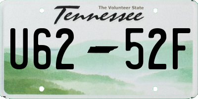TN license plate U6252F