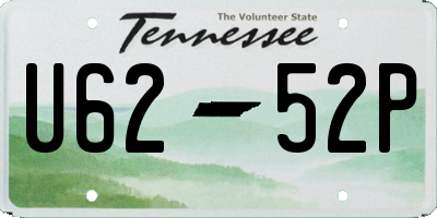 TN license plate U6252P