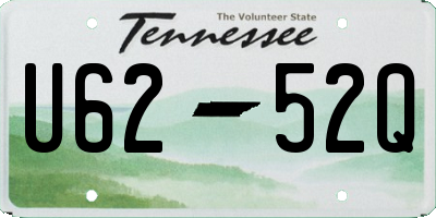 TN license plate U6252Q