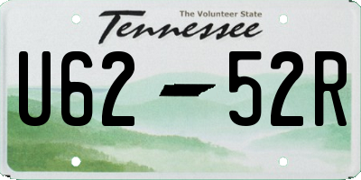 TN license plate U6252R