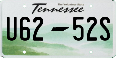 TN license plate U6252S